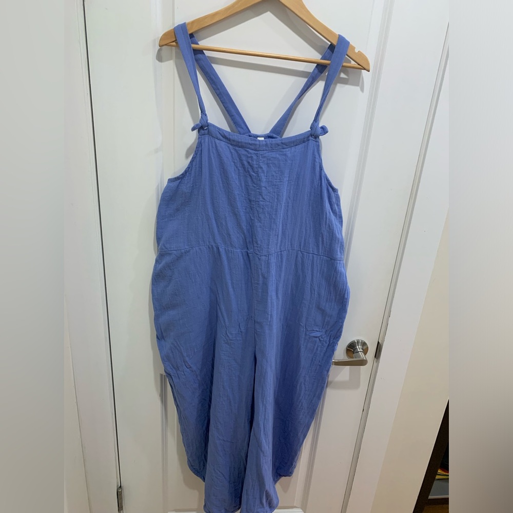 Pact Sky Blue Romper